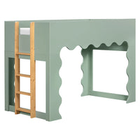 Babyletto Lido Wave Low Loft Twin Bed