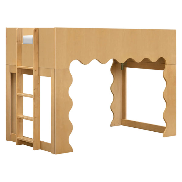 Babyletto Lido Wave Low Loft Twin Bed