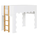 Babyletto Lido Wave Low Loft Twin Bed