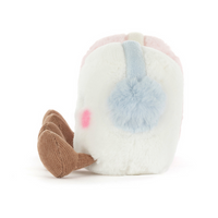 Jellycat Amuseable Toastie Pink And White Marshmallows
