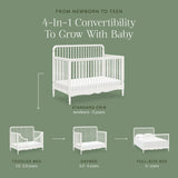 namesake Liberty 4-in-1 Convertible Spindle Crib