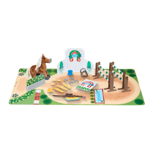 Melissa & Doug Train & Jump Horse Show Play Set
