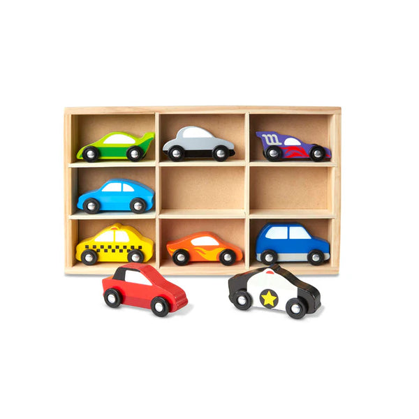 Melissa & Doug Wooden Vehicle Set