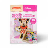 Melissa & Doug Disney Minnie Mouse Wooden Mix & Match Dress-Up Puzzle