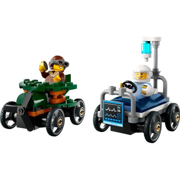 LEGO CITY Airplane vs. Hospital Bed Race Car Pack