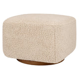 Babyletto Kiwi Gliding Ottoman in Shearling