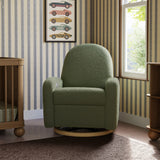 Babyletto Nami Electronic Recliner and Swivel Glider Recliner in Boucle with USB port