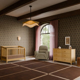 Babyletto Rainbow Recliner and Swivel Glider in Teddy Loop