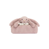 Jellycat  Bashful Luxe Bunny Rosa Blankie