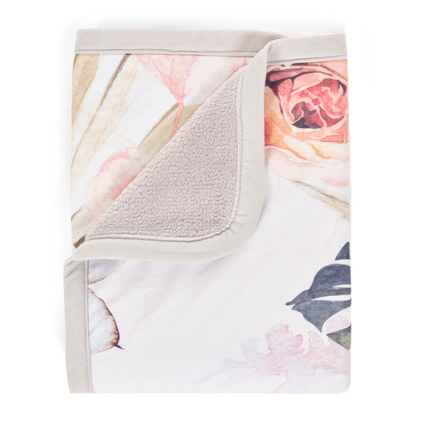 Oilo Vintage Bloom Floral Cuddle Blanket