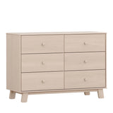 Babyletto Hudson Modern 6-Drawer Assembled Double Dresser