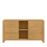 Babyletto TipToe 6-Drawer Assembled Dresser with Cubbies