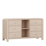 Babyletto TipToe 6-Drawer Assembled Dresser with Cubbies