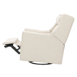 Babyletto Kiwi Deluxe Power Recliner and Swivel Glider in Boucle with Heat and Massage