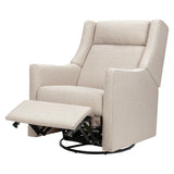 Babyletto Kiwi Deluxe Power Recliner and Swivel Glider in Eco-Performance Fabric with Heat and Massage