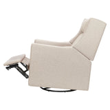 Babyletto Kiwi Deluxe Power Recliner and Swivel Glider in Eco-Performance Fabric with Heat and Massage