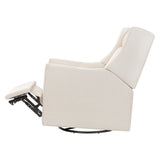 Babyletto Kiwi Deluxe Power Recliner and Swivel Glider in Eco-Performance Fabric with Heat and Massage