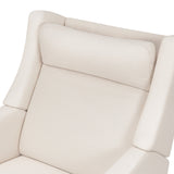Babyletto Kiwi Deluxe Power Recliner and Swivel Glider in Eco-Performance Fabric with Heat and Massage