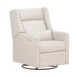 Babyletto Plus Power Recliner and Swivel Glider in Eco-Performance Fabric with Power Adjustable Headrest and USB Port