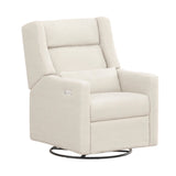 Babyletto Plus Power Recliner and Swivel Glider in Boucle with Power Adjustable Headrest and USB Port