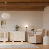 Babyletto Plus Power Recliner and Swivel Glider in Shearling with Power Adjustable Headrest and USB Port