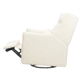 Babyletto Plus Power Recliner and Swivel Glider in Shearling with Power Adjustable Headrest and USB Port