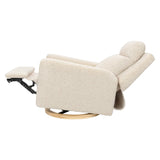 Babyletto Sigi Pro Power Recliner and Swivel Glider in Teddy Loop with Power Adjustable Headrest and Lumbar Support