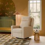 Babyletto Sigi Pro Power Recliner and Swivel Glider in Teddy Loop with Power Adjustable Headrest and Lumbar Support