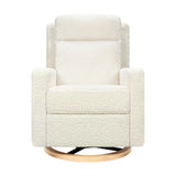 Babyletto Sigi Pro Power Recliner and Swivel Glider in Shearling with Power Adjustable Headrest and Lumbar Support