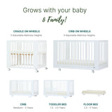 dadada Spirit 8-in-1 Convertible Crib