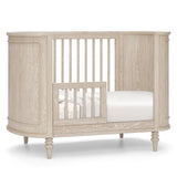 Bellini Provence 4-in-1 Oval Convertible Crib & Breathable Luxury Mattress