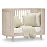 Bellini Provence 4-in-1 Oval Convertible Crib & Breathable Luxury Mattress