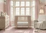 Bellini Provence 4-in-1 Oval Convertible Crib & Breathable Luxury Mattress
