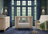 Bellini Provence 4-in-1 Oval Convertible Crib & Breathable Luxury Mattress