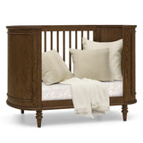 Bellini Provence 4-in-1 Oval Convertible Crib & Breathable Luxury Mattress