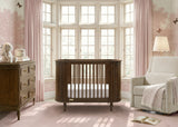 Bellini Provence 4-in-1 Oval Convertible Crib & Breathable Luxury Mattress