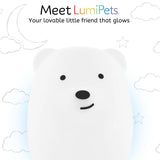 LumiPets Benny the Bear- Children's Touch Night Light
