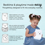 LumiPets Benny the Bear- Children's Touch Night Light