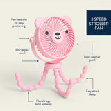 Itzy Ritzy Itzy Breeze 3-Speed Stroller Fan