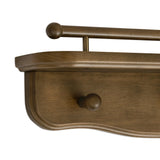 Namesake Liberty 31" Wall Shelf with Hooks