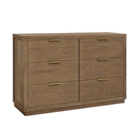 Delta Children Forever 6 Drawer Dresser with Interlocking Drawers - Naturals Collection