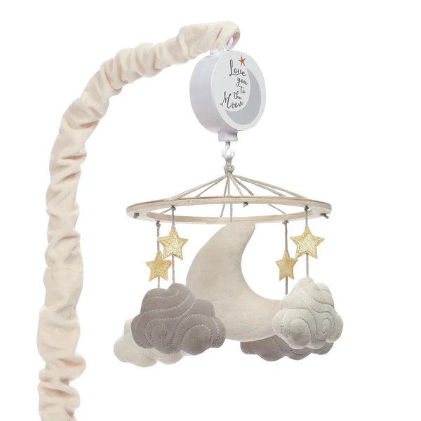 Lambs Ivy Goodnight Moon Musical Baby Crib Mobile Soother Toy