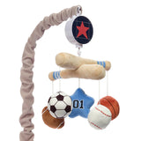 Lambs & Ivy Baby Sports Musical Baby Crib Mobile Soother Toy