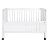 Babyletto Maki Full-Size Portable Folding Crib with Toddler Bed Conversion Kit