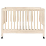 Babyletto Maki Full-Size Portable Folding Crib with Toddler Bed Conversion Kit