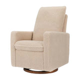 Babyletto Cali Pillowback Swivel Glider in Shearling