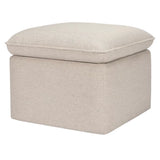 Babyletto Cali Storage Ottoman in Eco-Performance Fabric with USB port | Water Repellent & Stain Resistant