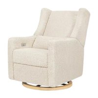 Babyletto Kiwi Electronic Recliner and Swivel Glider in Teddy Loop with USB port