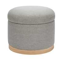 Babyletto Naka Storage Ottoman in Eco-Performance Fabric | Water Repellent & Stain Resistant