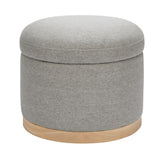 Babyletto Naka Storage Ottoman in Eco-Performance Fabric | Water Repellent & Stain Resistant